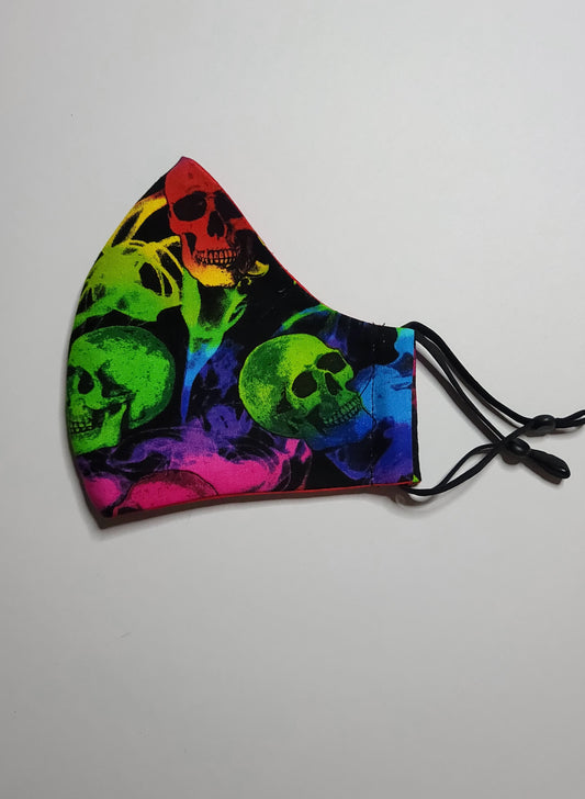 Rainbow Skulls Mask
